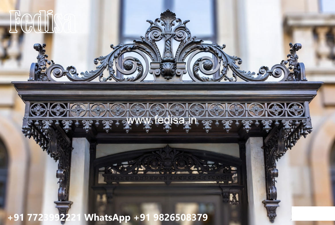 Villa Elevation Iron Design with Artistic Front Beauty No-2607