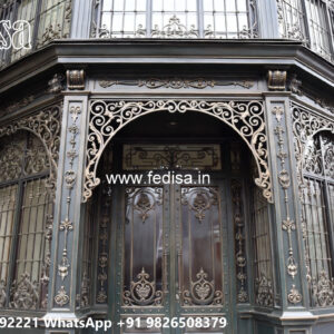 Modern Villa Elevation Iron Structural Concepts No-2622