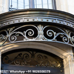 Elegant Villa Exterior Iron Mesh Inspirations No-2636