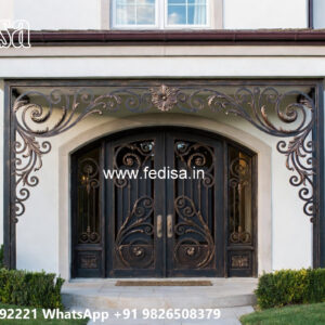 Attractive Villa Exterior Iron Framework Inspirations No-2645
