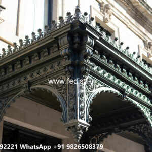 Luxury Villa Elevation Iron Decorative Framework No-2650