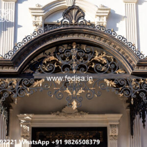 Villa Elevation Iron Design with Elegant Luxury Appeal No-2654