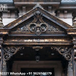 Stylish Villa Exterior Iron Panel Ideas No-2656