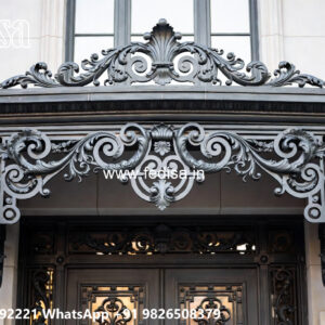 Elegant Modern Villa Front Iron Design No-2668