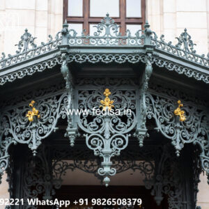 Premium Villa Exterior Iron Geometric Inspirations No-2670