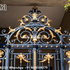 Premium Villa Exterior Iron Decorative Framework No-2676