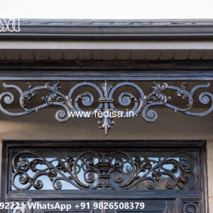Luxury Villa Elevation Iron Decorative Concepts No-2692