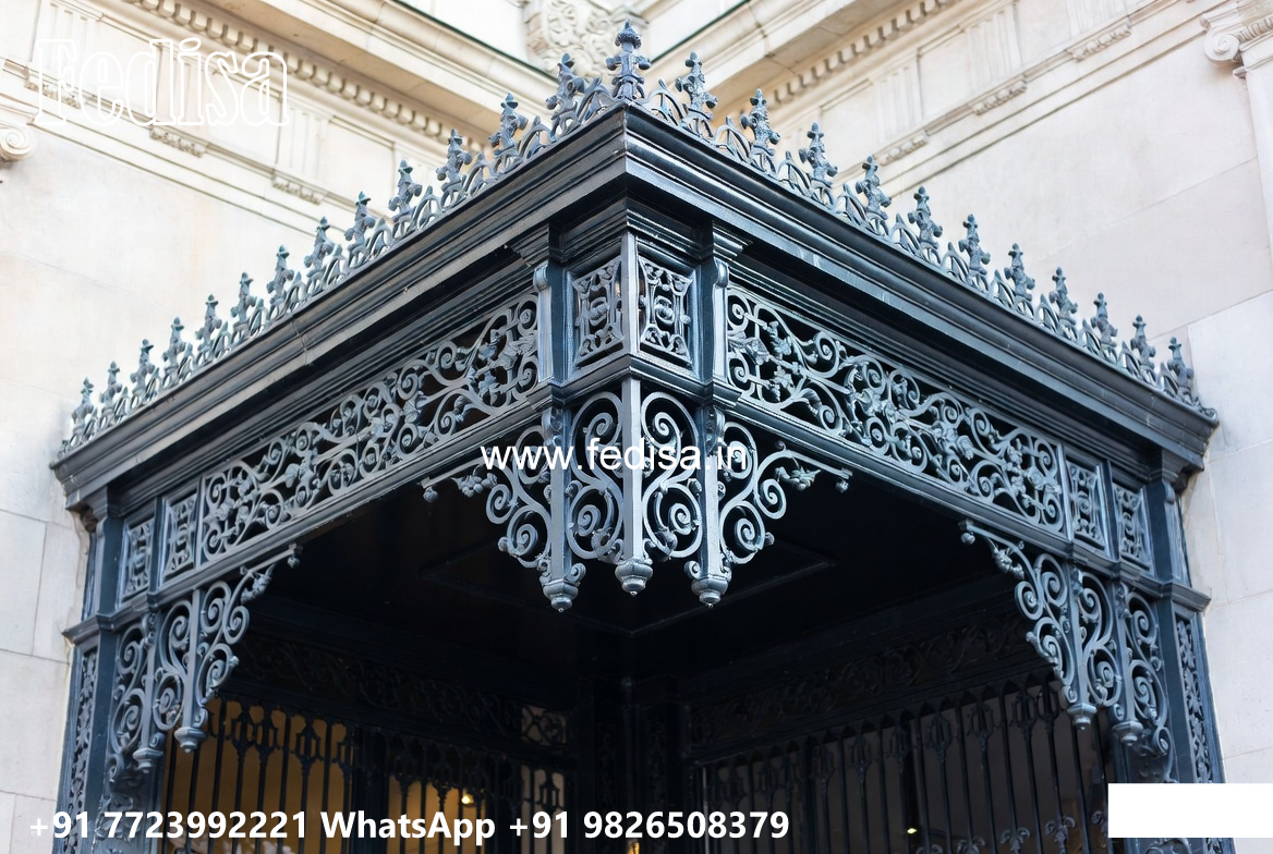 Villa Elevation Iron Design Ideas for Modern Luxury Villas No-2700