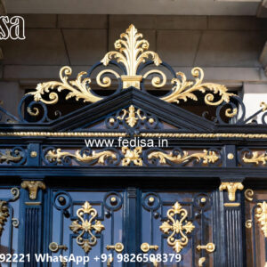 Modern Villa Elevation Iron Decorative Facade Ideas No-2701