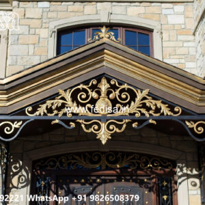 Stylish Villa Exterior Iron Framework Concepts No-2714