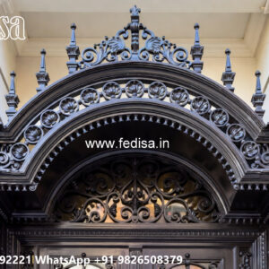 Premium Villa Exterior Iron Wall Inspirations No-2728
