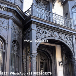 Elegant Modern Villa Exterior Iron Concepts No-2730