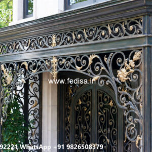 Villa Elevation Iron Design with Attractive Front Appeal No-2750