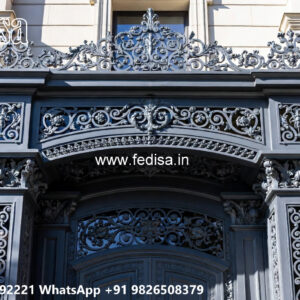 Attractive Modern Villa Front Iron Inspirations No-2758