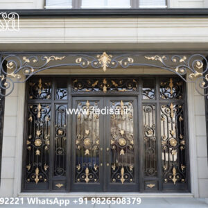 Modern Villa Front Iron Balcony Inspirations No-2771