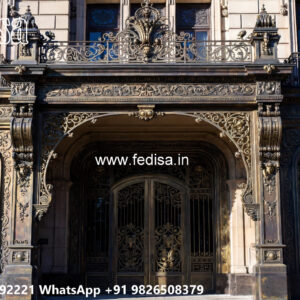 Premium Villa Exterior Iron Feature Wall Ideas No-2785