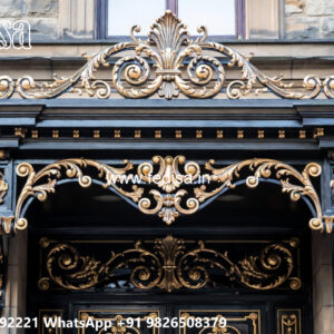 Elegant Modern Villa Exterior Iron Panels No-2787
