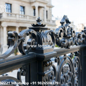 Modern Villa Exterior Iron Geometric Inspirations No-2790