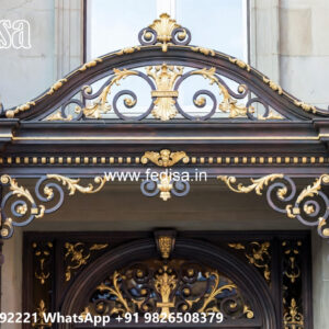 Stylish Villa Front Iron Mesh Concepts No-2793