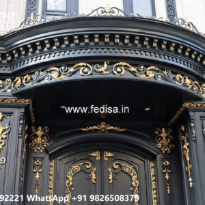 Villa Elevation Iron Design with Artistic Premium Appeal No-2795