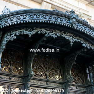 Attractive Villa Front Iron Structural Concepts No-2799
