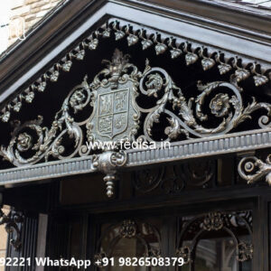 Modern Villa Elevation Iron Exterior Panel Ideas No-2801