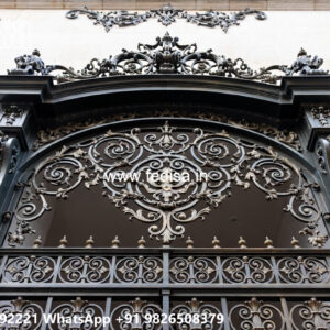 Attractive Modern Villa Exterior Iron Design No-2854