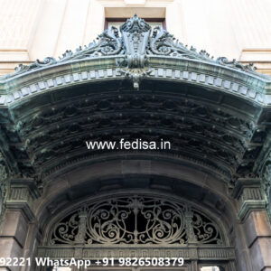 Villa Elevation Iron Design with Stylish Decorative Panels No-2855