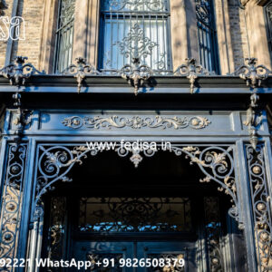 Luxury Villa Exterior Iron Feature Concepts No-2873