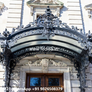 Premium Villa Exterior Iron Front Framework No-2887