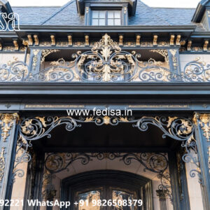 Villa Elevation Iron Design with Attractive Front Beauty No-2893