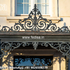 Premium Villa Exterior Iron Structural Beauty No-2904