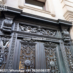 Luxury Villa Front Iron Structural Ideas No-2917