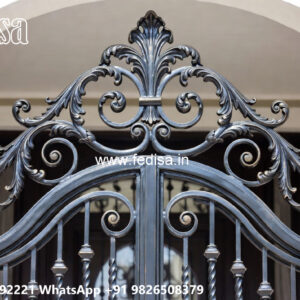 Attractive Villa Front Iron Exterior Concepts No-2927