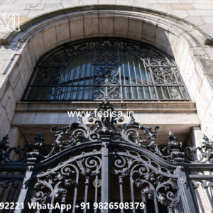 Modern Villa Exterior Iron Geometric Patterns No-2928