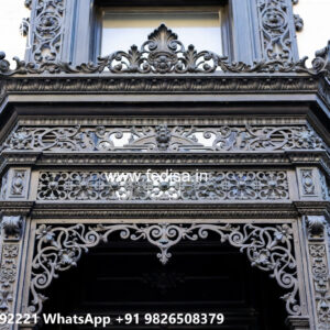 Villa Elevation Iron Design with Elegant Artistic Appeal No-2936