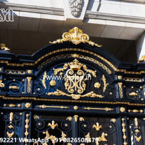 Luxury Villa Exterior Iron Geometric Concepts No-2941