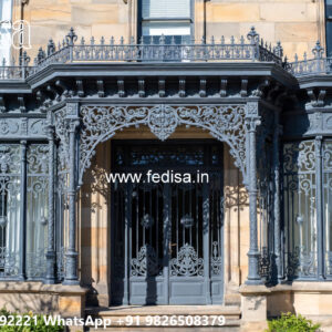 Elegant Villa Front Iron Luxury Patterns No-2956