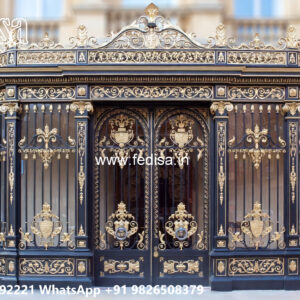 Attractive Villa Exterior Iron Artistic Inspirations No-2960