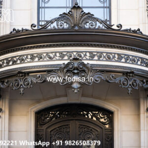 Villa Elevation Iron Design with Stylish Exterior Appeal No-2962