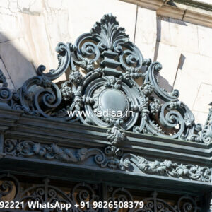 Villa Elevation Iron Design with Elegant Structural Beauty No-2970