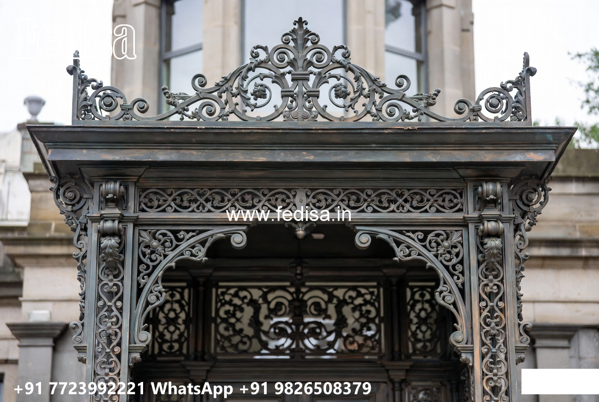 Modern Villa Exterior Iron Artistic Concepts No-2973