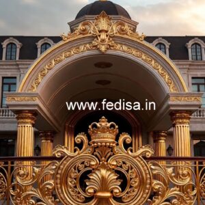 Designer Brass Staircase Railing With Fine Finish Window Grill Design For Indian Homes