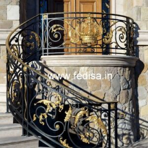 Premium Brass Balcony Railing With Artistic Work Grill Design Gallery