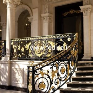 Elegant Brass Balcony Railing Design Inspiration Iron Bar Grill Design