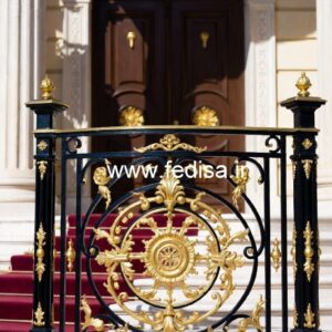 Premium Brass Handrail Design For Modern Spaces 3 Door Window Grill Design