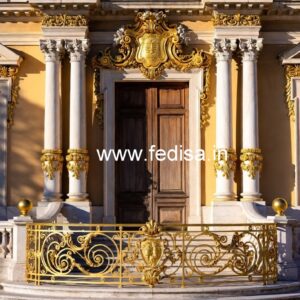 Decorative Brass Handrail Design For Interiors Back Door Grill Design