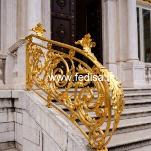 Modern Brass Staircase Railing With Unique Style New Window Grill