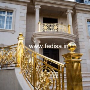 Brass Railing Design For Modern Luxury Homes Iron Safety Door Designs Catalog