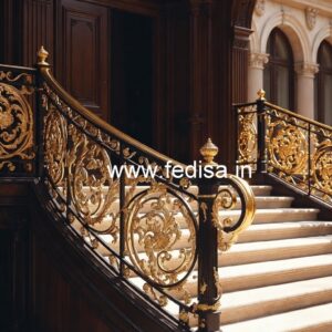 Elegant Brass Railing Design For Premium Interiors Window Grill Iron Design